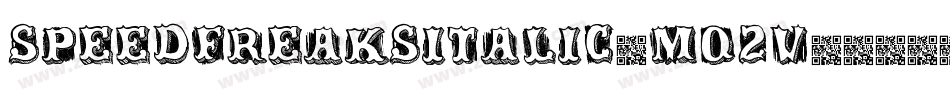 SpeedFreaksItalic-Mq2v字体转换