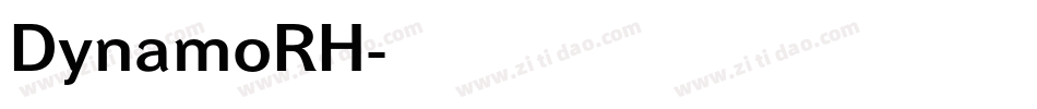 DynamoRH字体转换