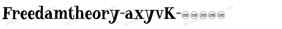 Freedamtheory-axyvK字体转换