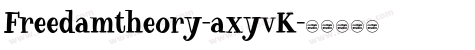 Freedamtheory-axyvK字体转换