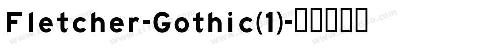 Fletcher-Gothic(1)字体转换
