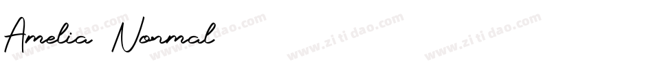 Amelia-Normal字体转换