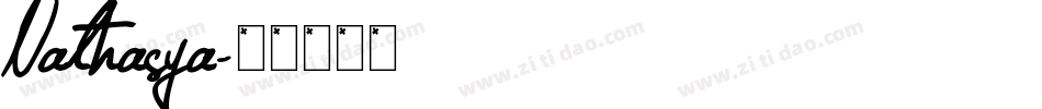 Nathasya字体转换