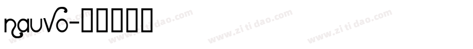 nauvo字体转换