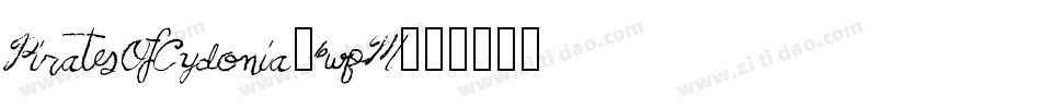 PiratesOfCydonia-6wpM字体转换