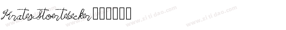 PiratesStoertebecker字体转换