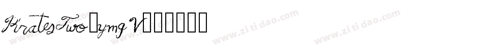 PiratesTwo-ymgV字体转换