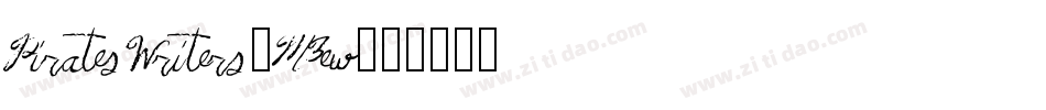 PiratesWriters-M3ew字体转换