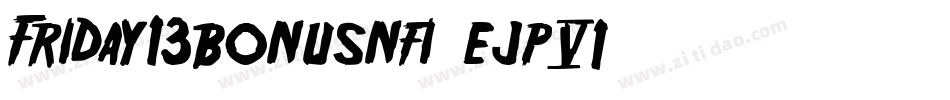 Friday13bonusnfi-ejp6字体转换