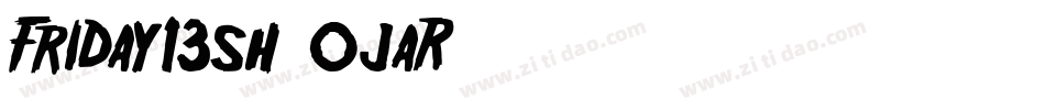 Friday13sh-0jaR字体转换