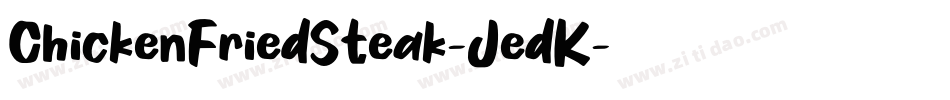 ChickenFriedSteak-JedK字体转换