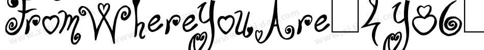 FromWhereYouAre-4Y86字体转换