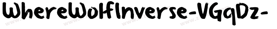 WhereWolfInverse-VGqDz字体转换