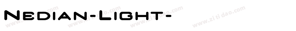 Nedian-Light字体转换