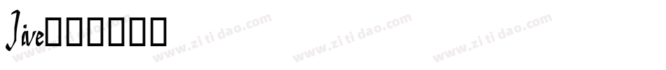 Jive字体转换