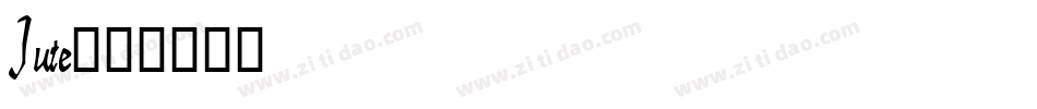 Jute字体转换
