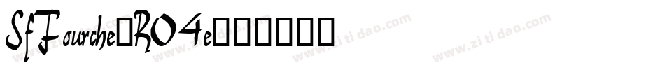 SfFourche-R04e字体转换