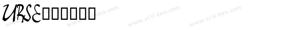 URSE字体转换