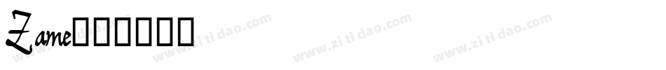 Zame字体转换