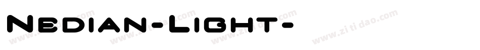 Nedian-Light字体转换
