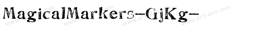 MagicalMarkers-GjKg字体转换