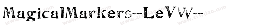 MagicalMarkers-LeVW字体转换