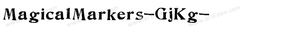 MagicalMarkers-GjKg字体转换