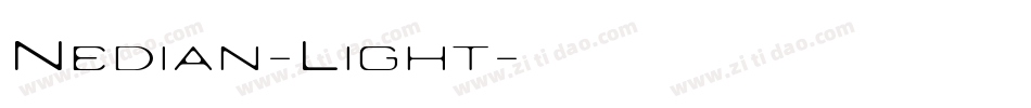 Nedian-Light字体转换