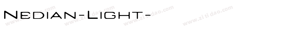Nedian-Light字体转换
