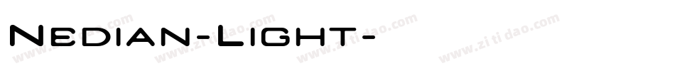 Nedian-Light字体转换