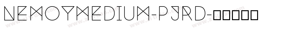 NemoyMedium-pjrD字体转换