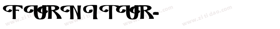 FURNITUR字体转换
