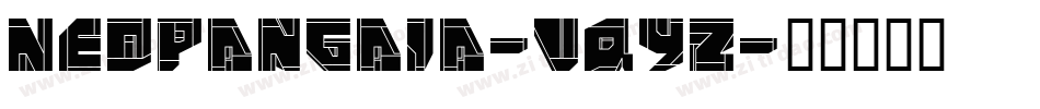 Neopangaia-Vq4z字体转换