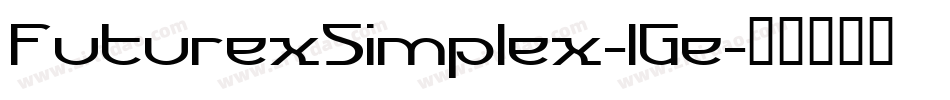 FuturexSimplex-lGe字体转换