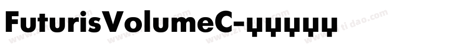 FuturisVolumeC字体转换