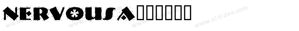 Nervousa字体转换
