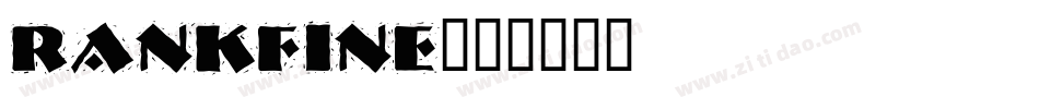 Rankfine字体转换
