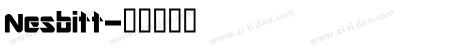 Nesbitt字体转换