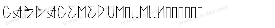 GarbageMedium-Lmln字体转换