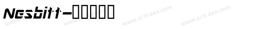 Nesbitt字体转换