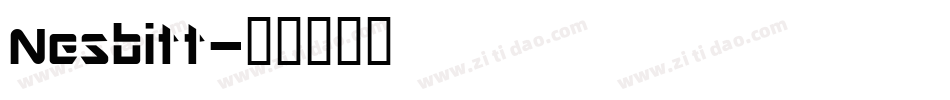 Nesbitt字体转换