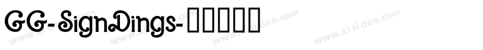 GG-SignDings字体转换