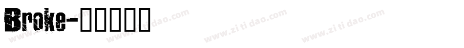 Broke字体转换