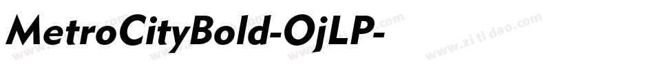 MetroCityBold-OjLP字体转换