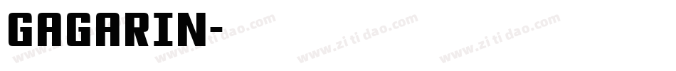 GAGARIN字体转换