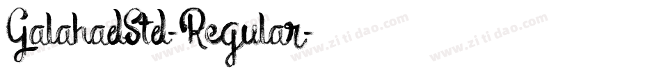 GalahadStd-Regular字体转换