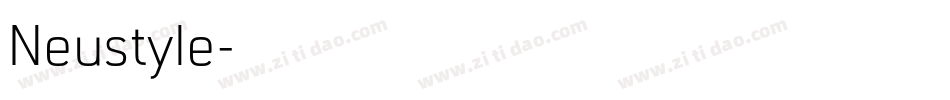 Neustyle字体转换