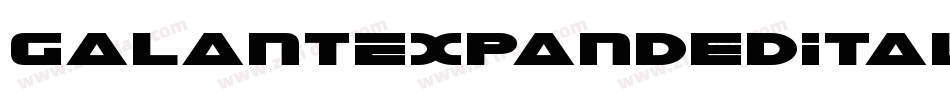 GalantExpandedItalic-1g5Z字体转换
