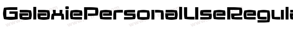 GalaxiePersonalUseRegular-ZVEXZ字体转换