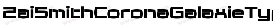 ZaiSmithCoronaGalaxieTypewriter-w1oXP字体转换